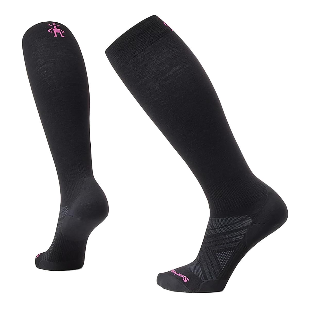 Smartwool Ski Zero Cushion Extra Stretch OTC Sock Women's in Black